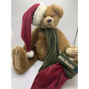 COLLECTIBLE Boyds ‘Nickleby S. Claus’ Fully Jointed The Archive Collection Bear
